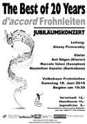 Jubiläumskonzert "20 Jahre d'accord Frohnleiten"