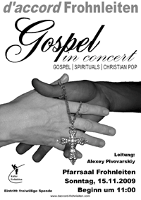 Gospelkonzert d'accord Frohnleiten 2009