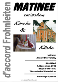Matniee zwichen Kirche und Küche d'accord Frohnleiten