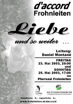 Liebe und so weiter.. d'accord Frohnleiten
